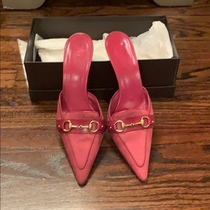 Gucci Pink Mules